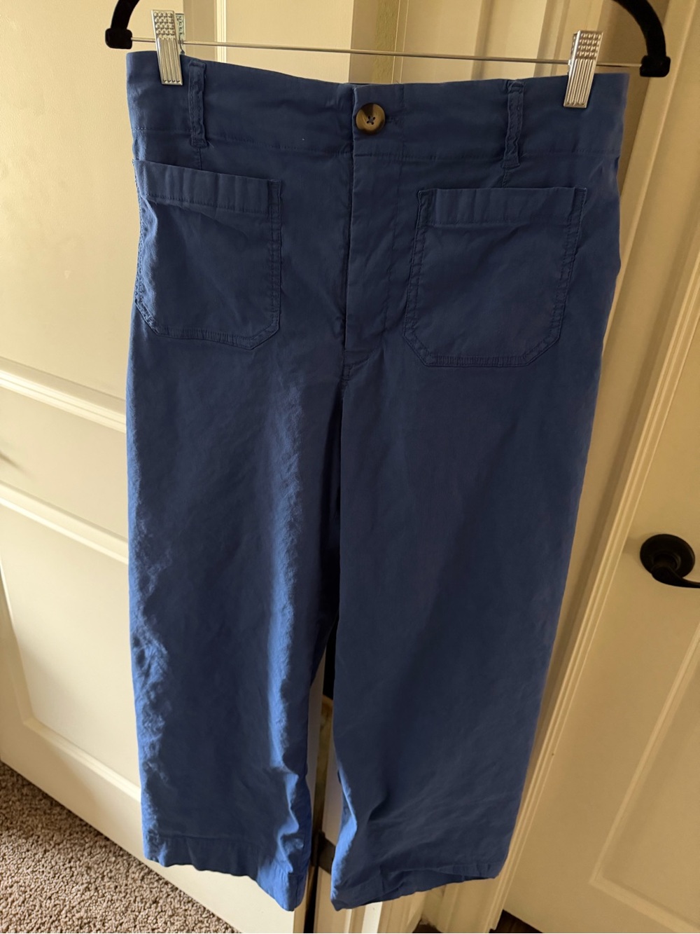 Anthropologie Maeve The Colette Blue High-Waist Pants Size 29Tall
